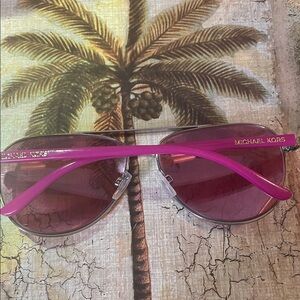 Michael Kors Gold Aviator Sunglasses, Scratched Lens, Priced to go…